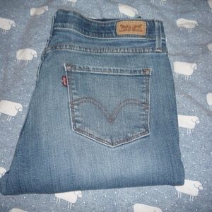 LEVI'S WOMENS 525 STRAIGHT LEG JEANS
